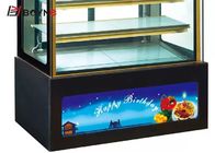 Refrigerador moderado de la exhibición de la torta 450W del vidrio 1200m m