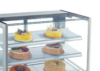 Los ángulos rectos ISO 720w refrigeraron los gabinetes de exhibición de la torta