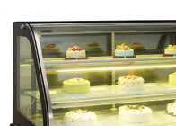 Refrigerador moderado de la exhibición de la torta 620W del vidrio 1200m m