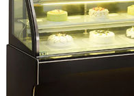 Refrigerador moderado de la exhibición de la torta 620W del vidrio 1200m m