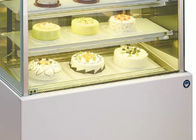 Tres refrigerador de la exhibición de la torta de la capa 1500m m 750w