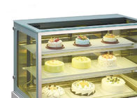 Tres refrigerador de la exhibición de la torta de la capa 1500m m 750w