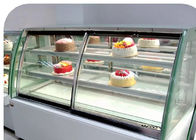 Refrigerador de piedra artificial de la exhibición de la torta de la base 980w 2000m m