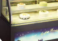 Refrigerador de cristal transparente de la exhibición de la torta 670W de 1220m m