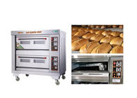Individualmente controlado horno comercial del pan de la placa de 380V 0.6m m