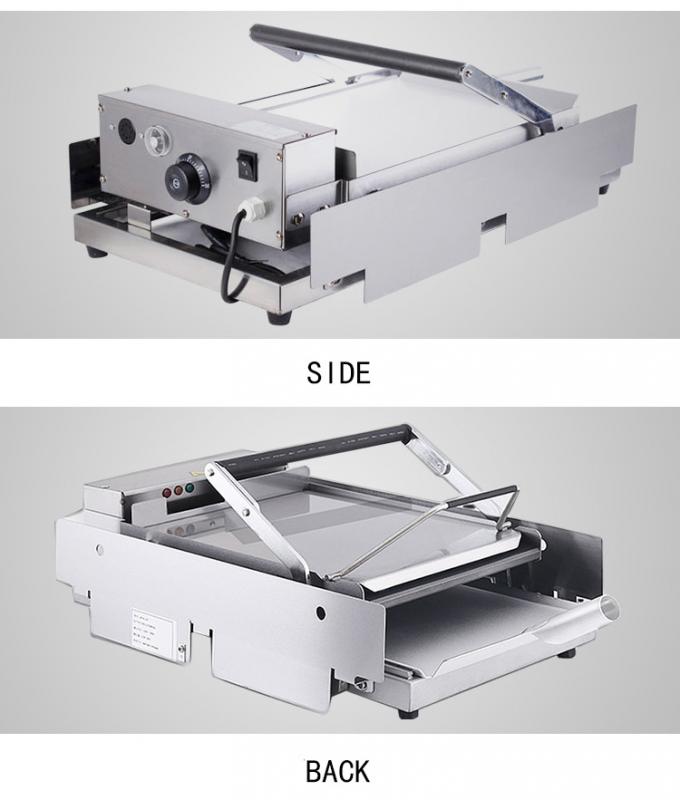 equipo de proceso de la panadería de la tostadora del bollo de hamburguesa 2.4kw con la base de la aleación de aluminio