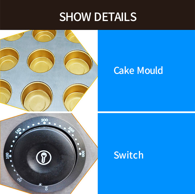 9 agujero eléctrico sólido Bean Cake Making Machine rojo 470*350*190m m