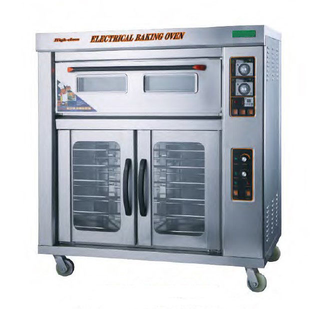 Regulador de temperatura de las bandejas de la cubierta doce de Proofer de la cocina comercial eléctrica del pan solo 220V