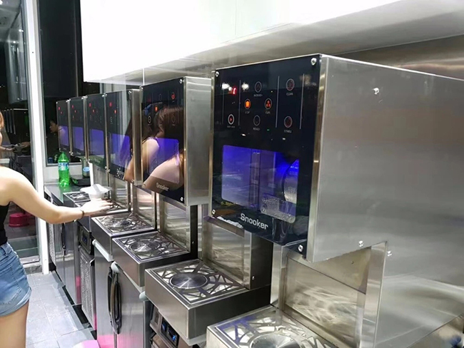 Los SS automáticos ordeñan la máquina de Bingsu de la nieve/el fabricante de hielo fino estupendo de la nieve