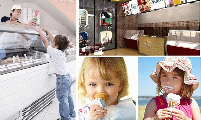 Capacidad grande 20-25 (l./h) del buenazo de la máquina expendedora automática del helado