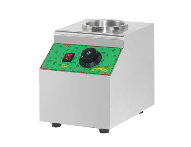 Solo calentador principal de la salsa de chocolate, calentador comercial eléctrico de la botella del diámetro 100m m
