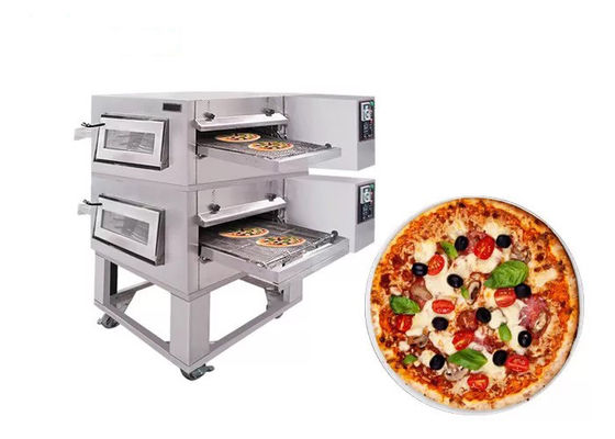 Horno comercial del transportador de la exhibición 220V 30kw H del LCD