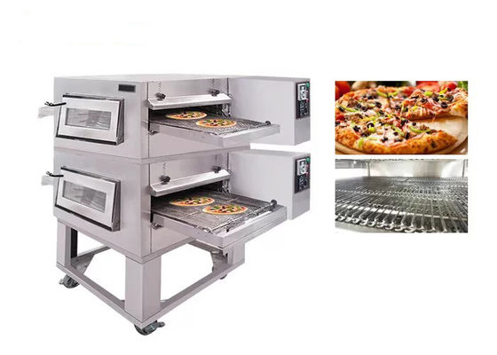 Horno comercial del transportador de la exhibición 220V 30kw H del LCD