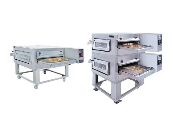 Horno comercial del transportador de la exhibición 220V 30kw H del LCD