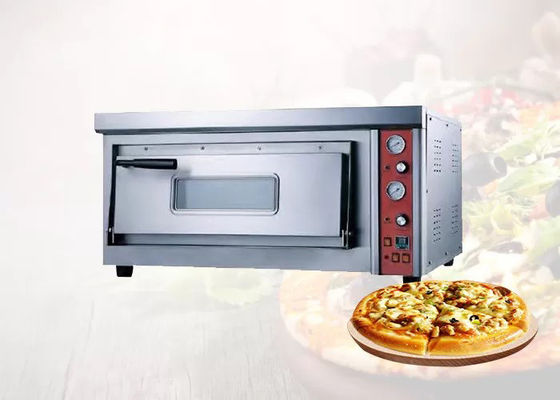 Horno tablero comercial de una sola capa de la pizza 60w de 1300m m