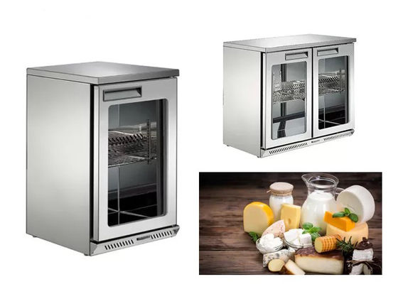 Equipo de refrigeración de cristal claro del abastecimiento de la puerta doble 920m m