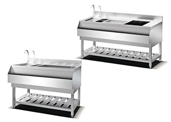 Equipo de cocinar de acero inoxidable doble SS201 del fregadero 1100m m