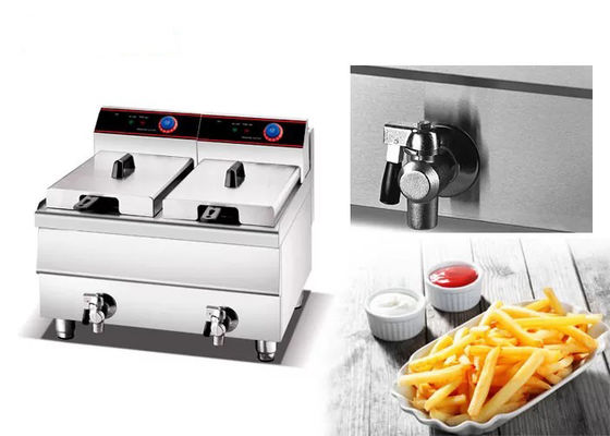 cocina comercial de 7kw 8L que cocina el equipo para los alimentos de preparación rápida