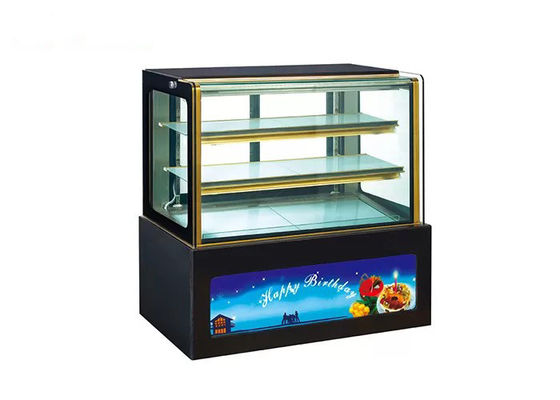 Refrigerador moderado de la exhibición de la torta 450W del vidrio 1200m m